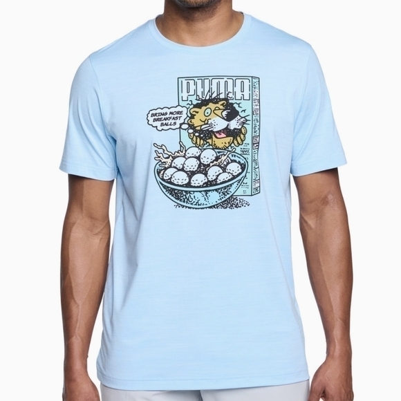 Puma Graphic T-Shirt Size Large NWT - Picture 1 of 9